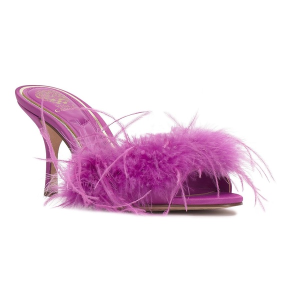Vince Camuto Shoes - Vince Camuto Women's Paelly High-Heel Feathered Dress Sandals
